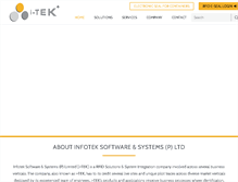 Tablet Screenshot of infoteksoftware.com